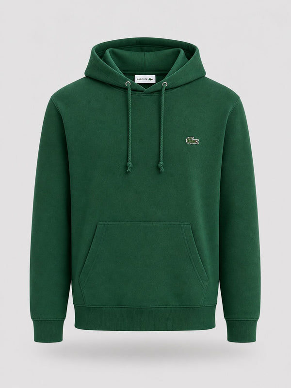 Poleron Verde Logo Verde 2 - Lacoste