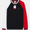 Poleron Tricolor Negro - Tommy Jeans