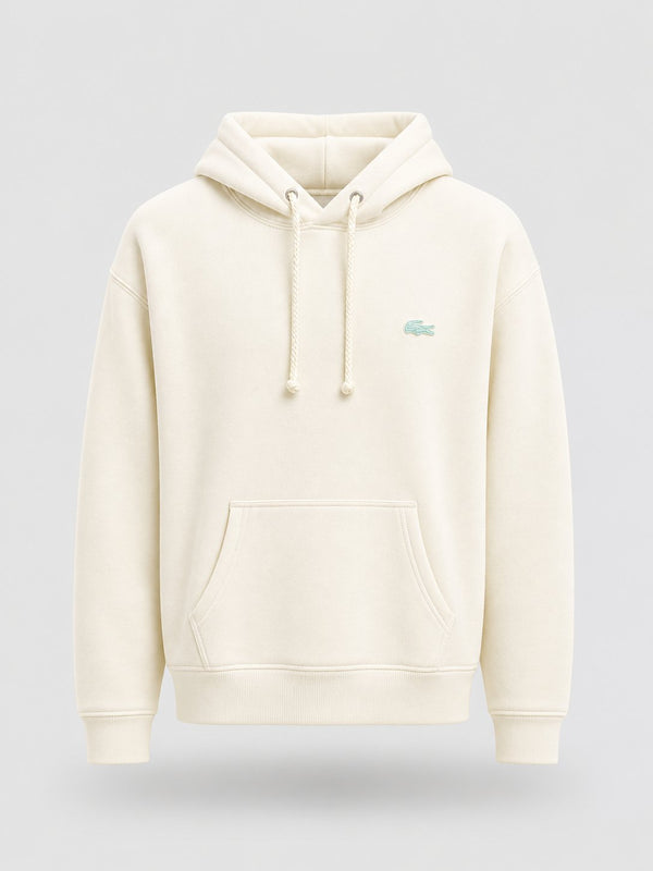 Poleron Blanco Capucha - Lacoste