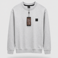 Poleron Gris Logo Negro - Hugo Boss