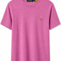 Polera Rosada Basica Logo Color - Polo