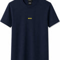 Polera Azul Marino Logo Amarillo 1 - Lacoste