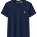 Polera Azul Basica Logo Color - Polo