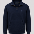 Poleron Polo Zip 1/4 Azul Marino - Polo Ralph Lauren