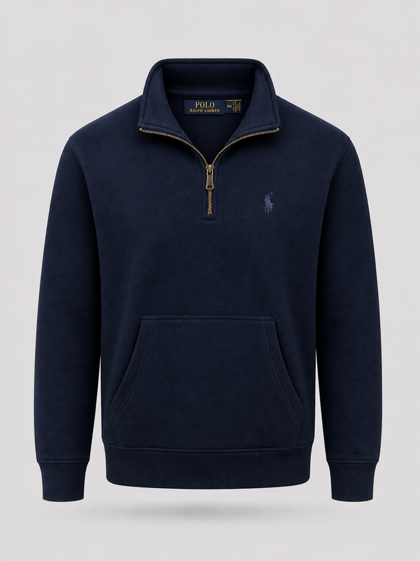 Poleron Polo Zip 1/4 Azul Marino - Polo Ralph Lauren