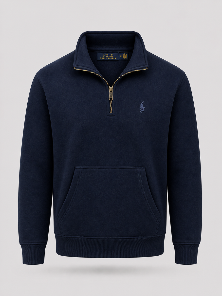 Poleron Polo Zip 1/4 Azul Marino - Polo Ralph Lauren