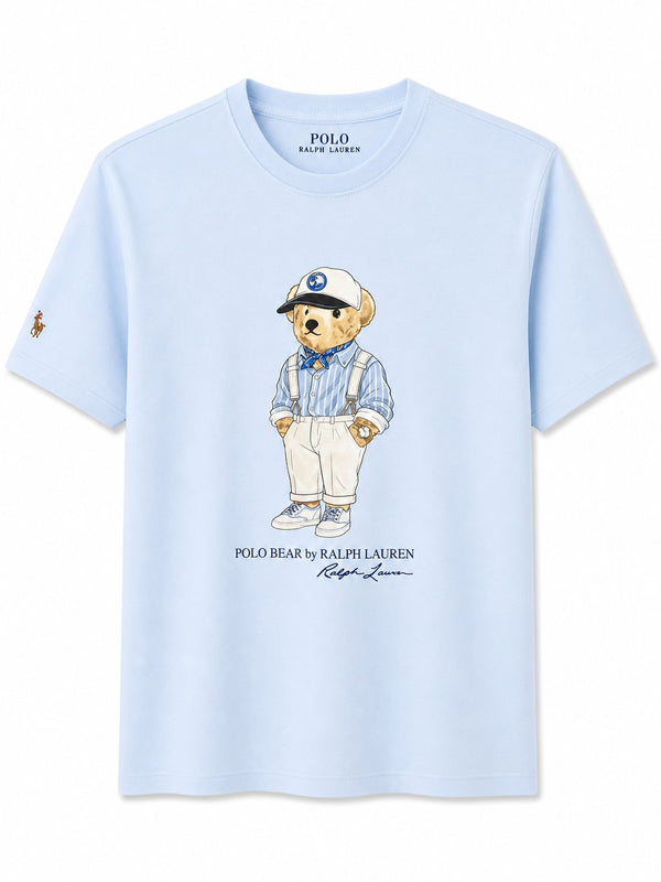 Polera Bear Celeste 1 - Polo