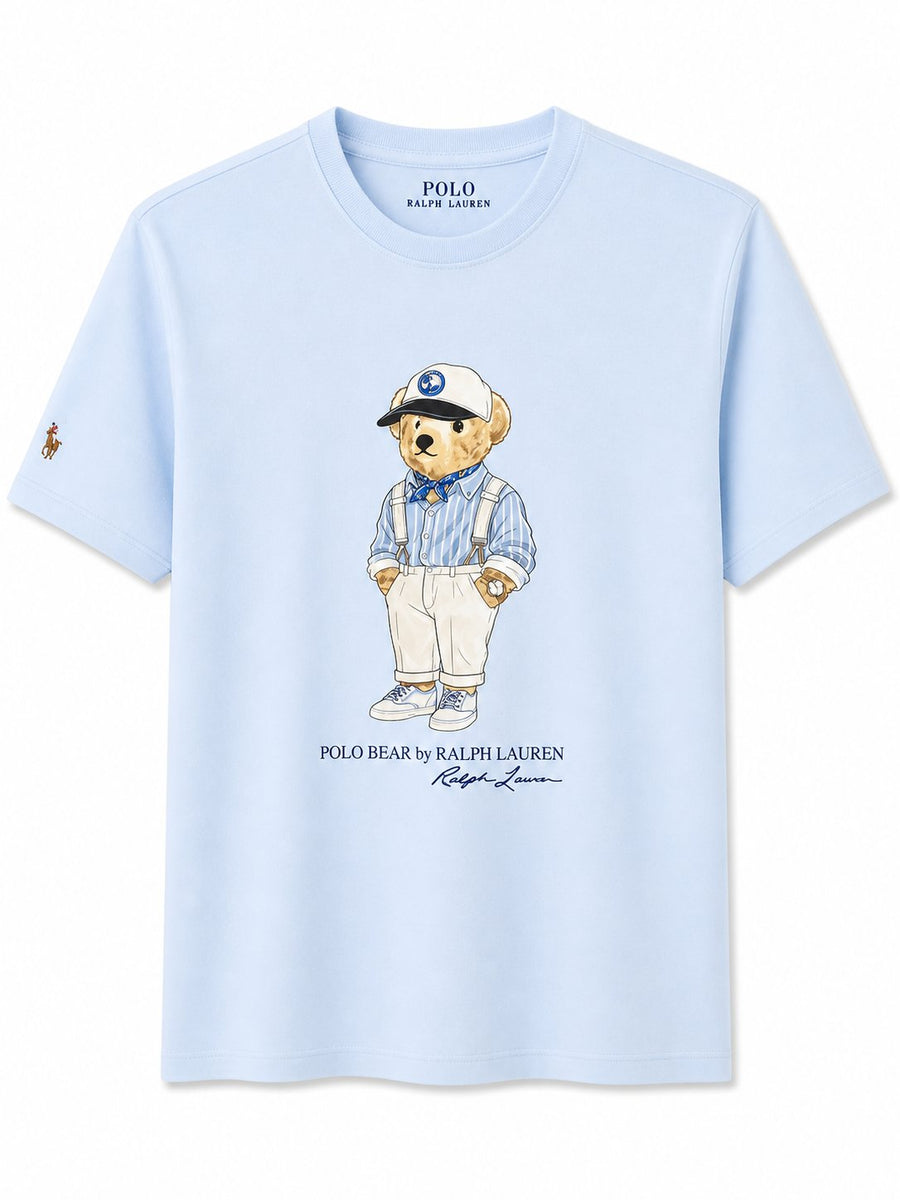 Polera Bear Celeste 1 - Polo