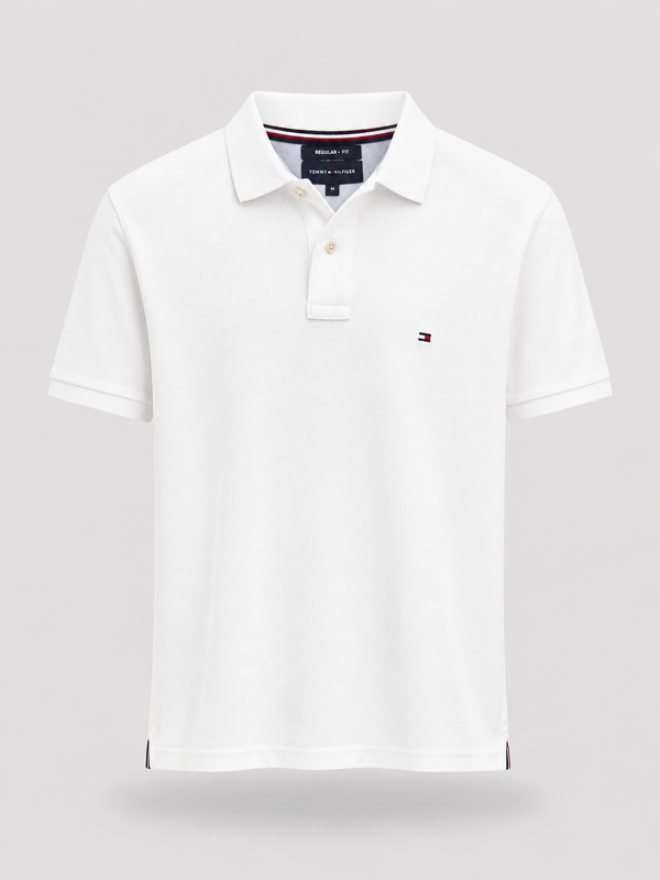 Polera Tommy Piqué Blanco - Tommy Hilfiger