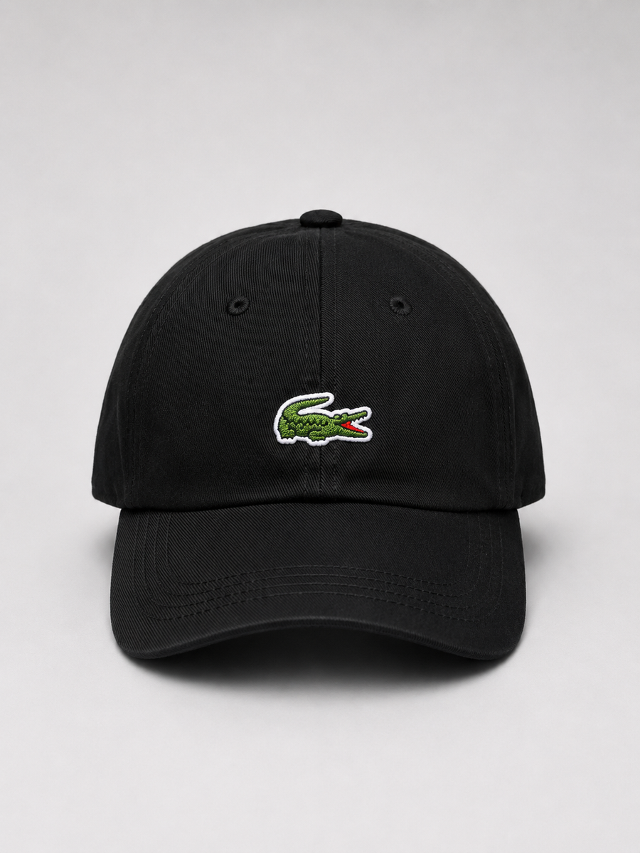 Jockey Lacoste Negro Cocodrilo