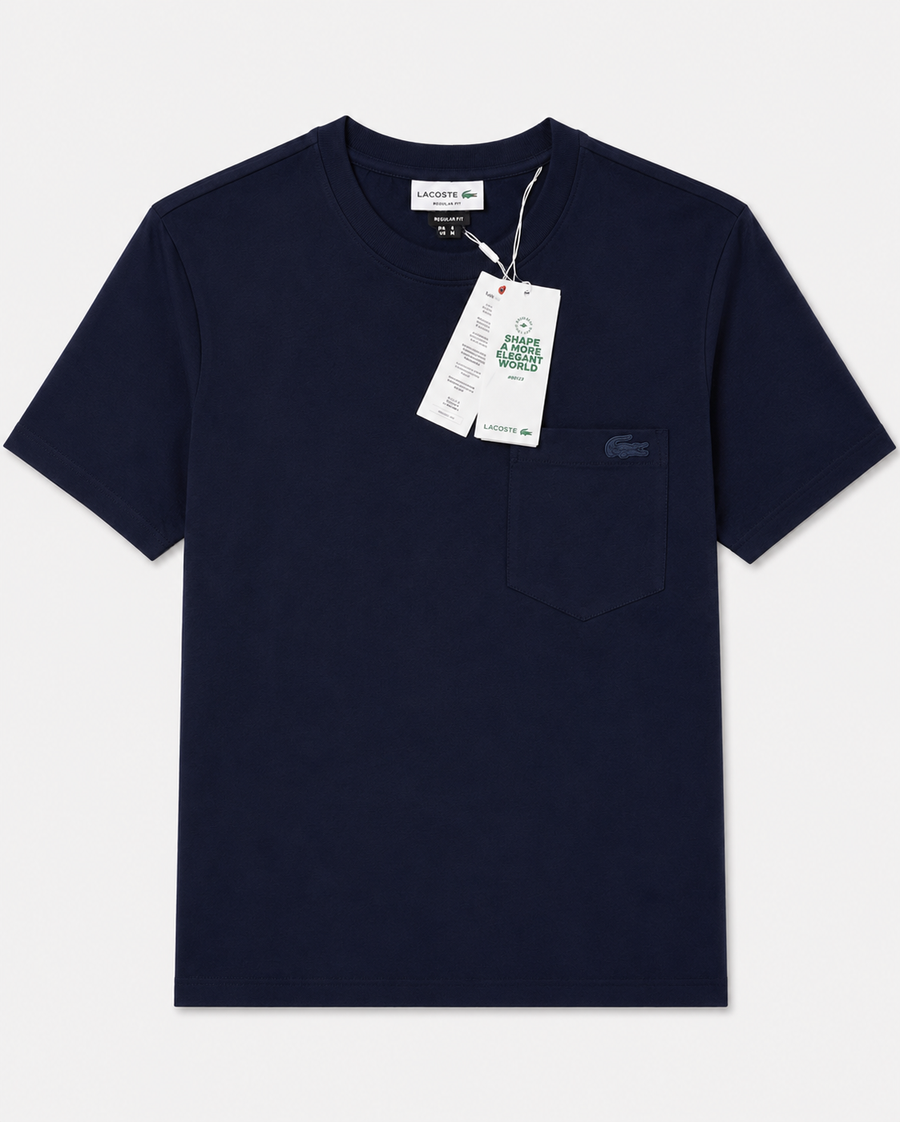 Polera Pocket Azul Marino - Lacoste