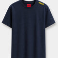 Polera Azul Marino Logo Amarillo 2 - Lacoste
