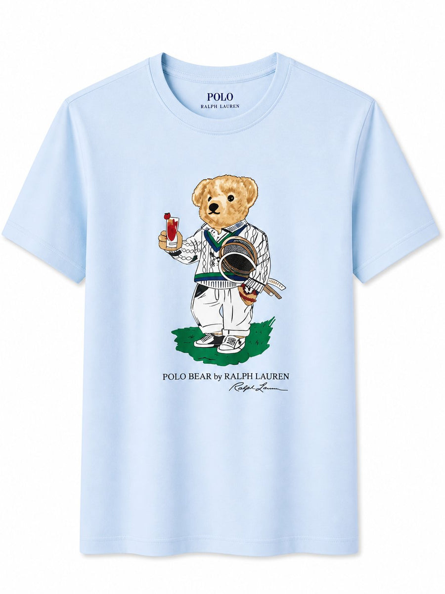 Polera Bear Celeste 2 - Polo
