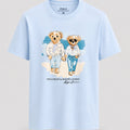 Polera Bear Celeste 3 - Polo