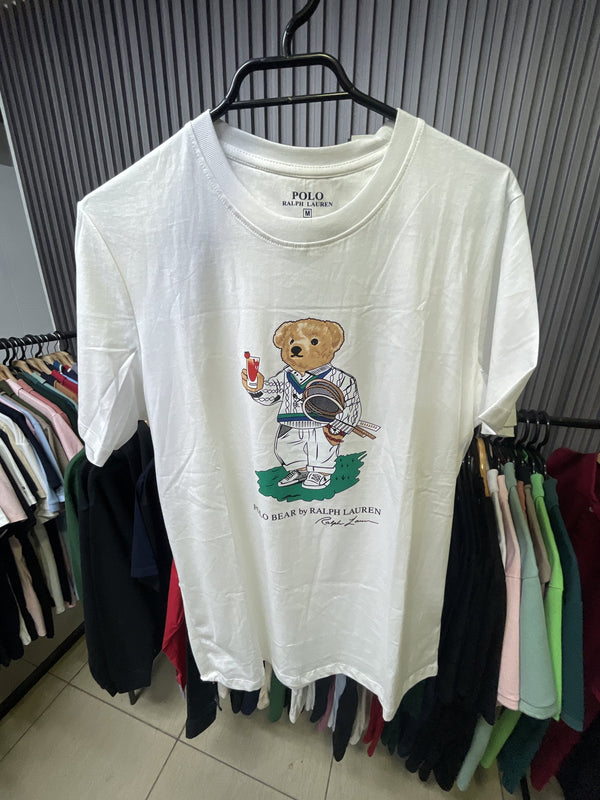 Polera Bear Blanca 1 - Polo