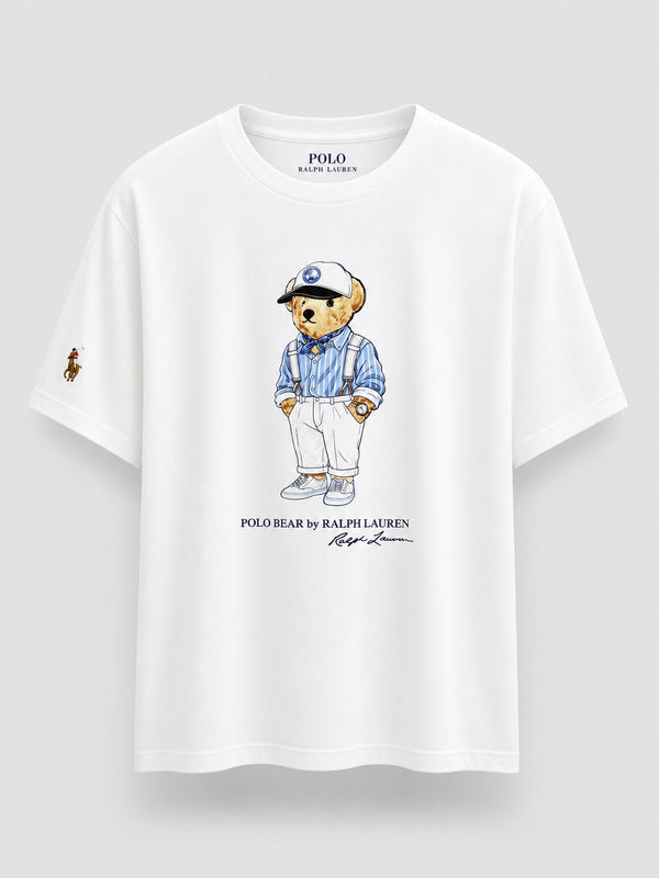 Polera Bear Blanca 5 - Polo