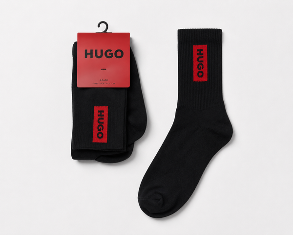 Pack de 2 Calcetines Negro - Hugo Boss