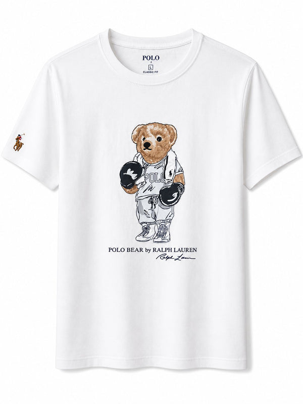Polera Bear Blanca 6 - Polo