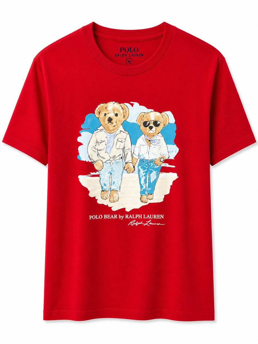 Polera Bear Roja 3 - Polo
