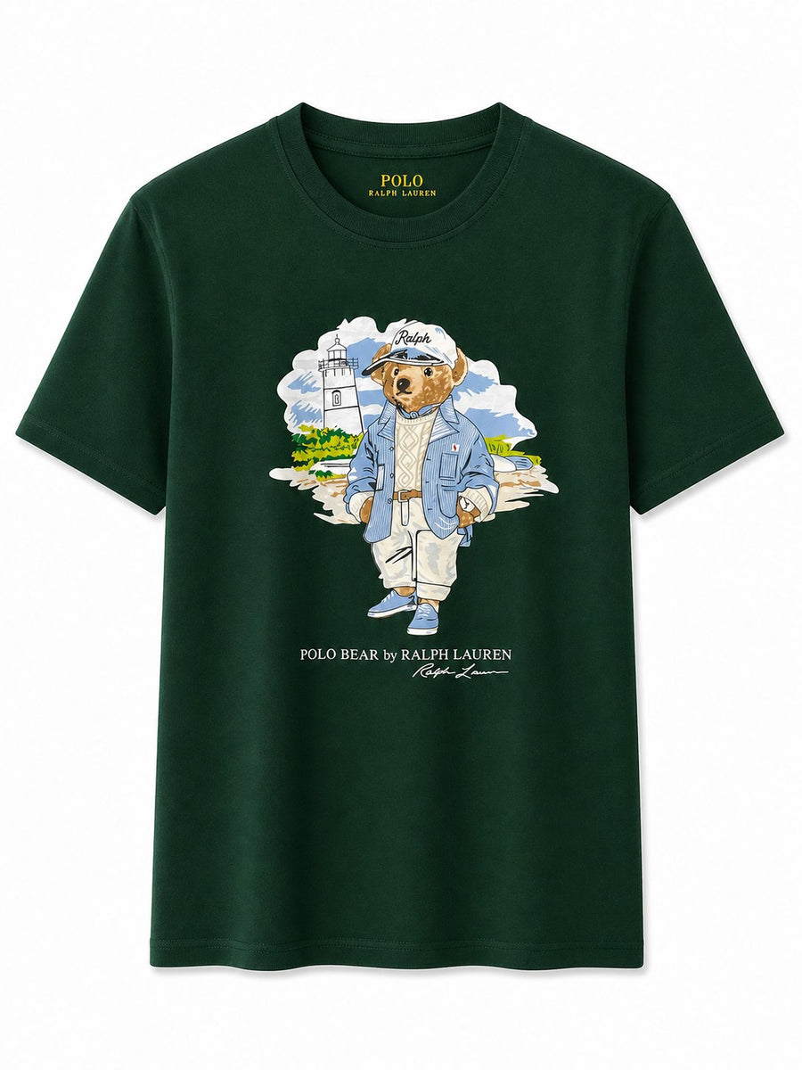 Polera Bear Verde 2 - Polo