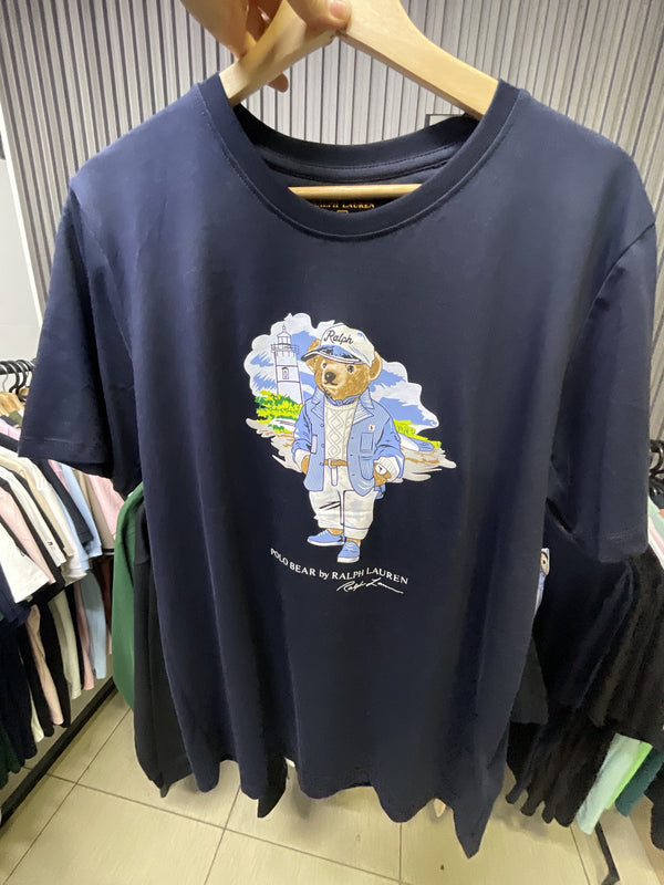 Polera Bear Azul 4 - Polo