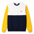 Poleron Tricolor Amarillo - Lacoste