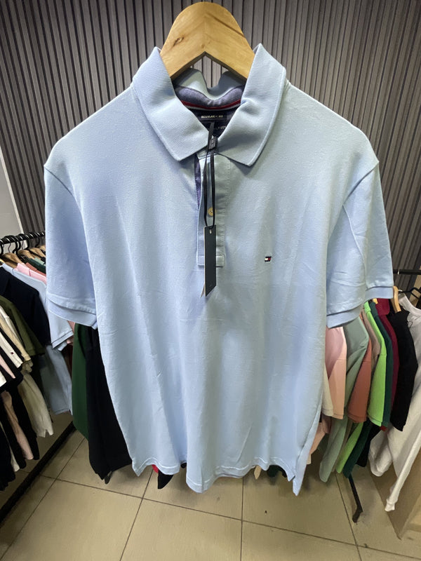 Polera Tommy Hilfiger Celeste Pike - Polo