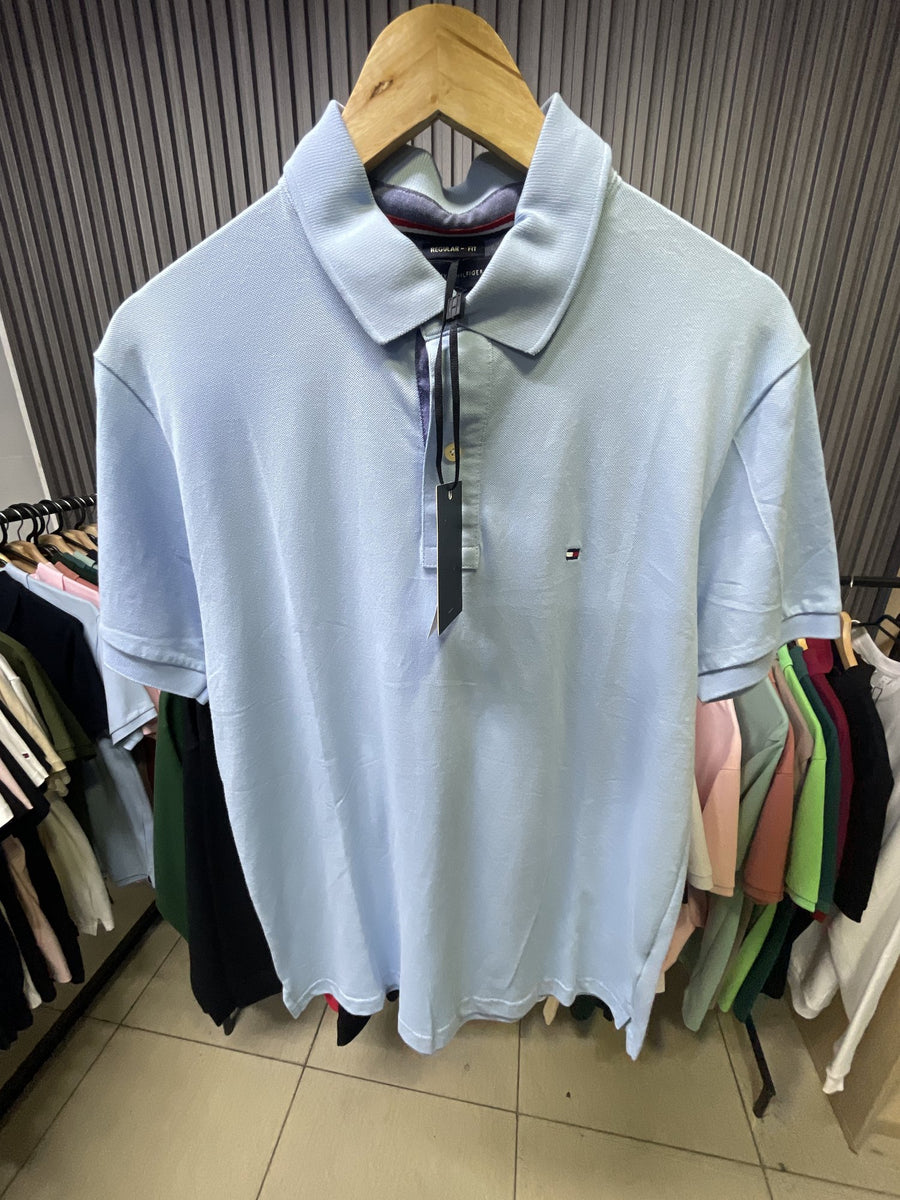 Polera Tommy Hilfiger Celeste Pike - Polo