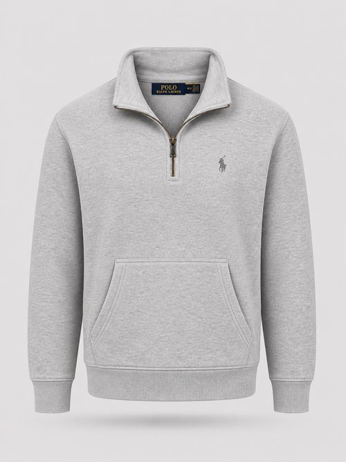 Polerón Polo Zip 1/4 Gris - Polo Ralph Lauren