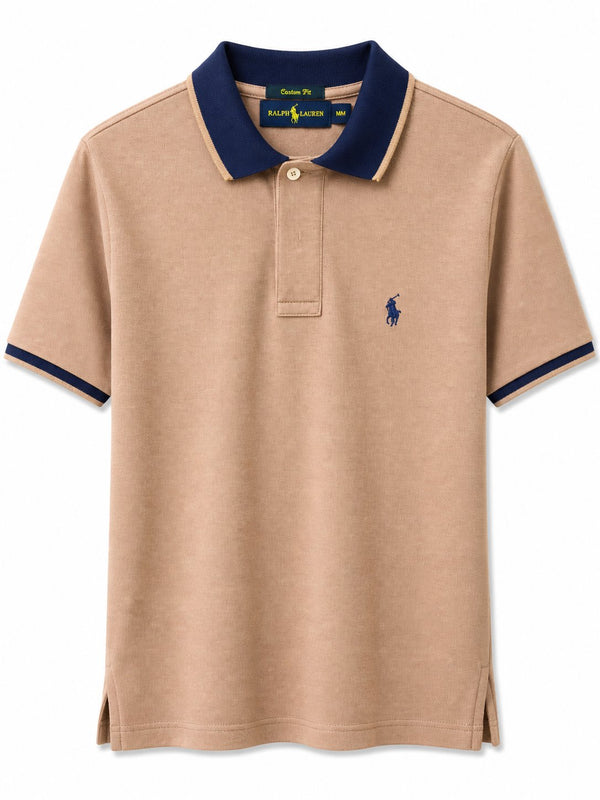 Polera Polo Pike Naranja Oscuro - Polo