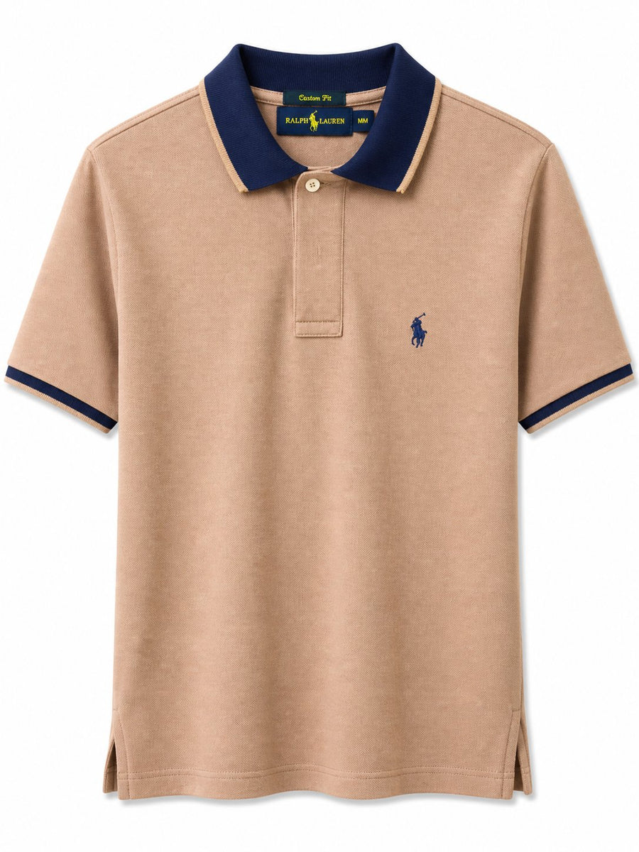 Polera Polo Pike Naranja Oscuro - Polo