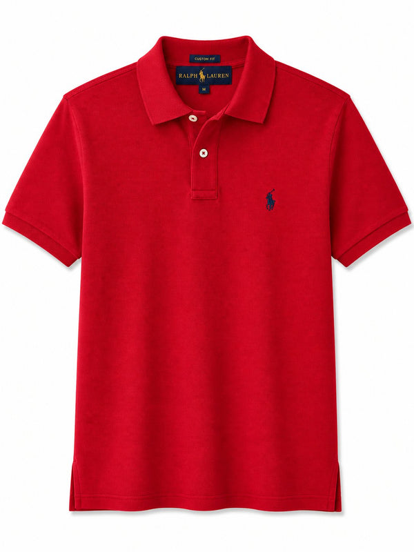 Polera Polo Pike Roja - Polo