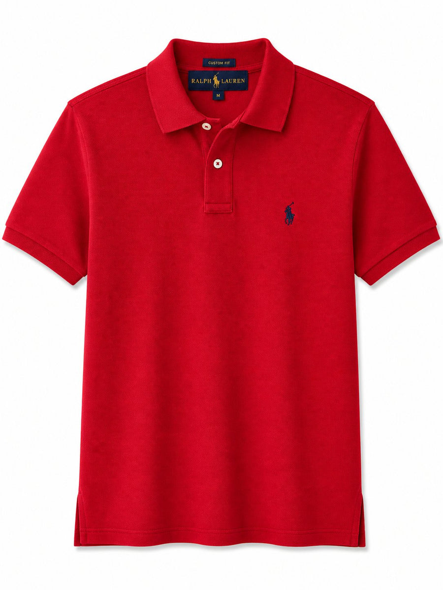 Polera Polo Pike Roja - Polo