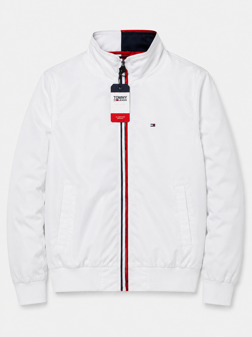 Chaqueta Blanca Cuello Alto - Tommy Hilfiger