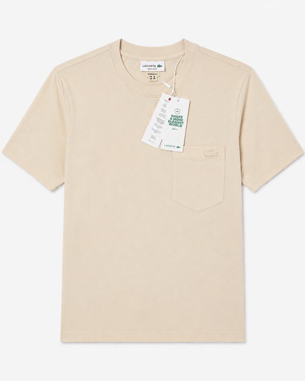 Polera Pocket Crema - Lacoste