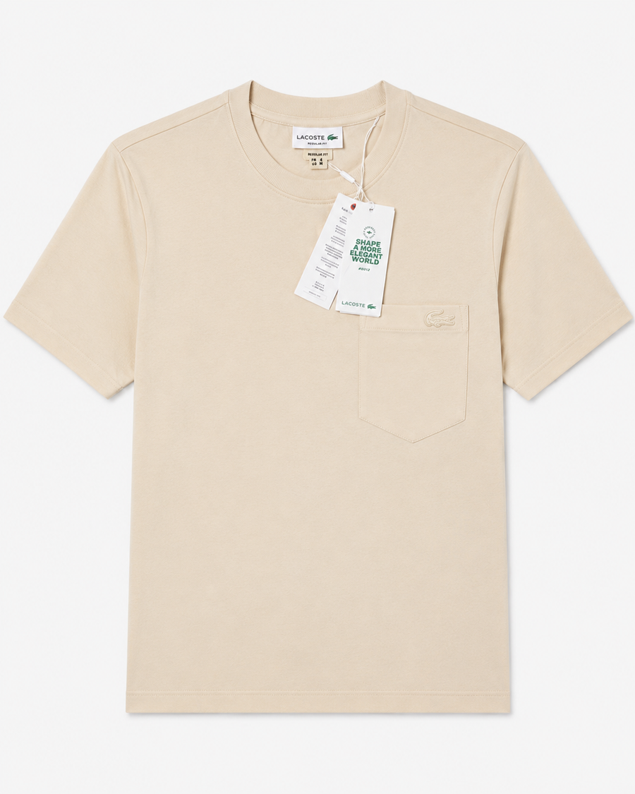 Polera Pocket Crema - Lacoste