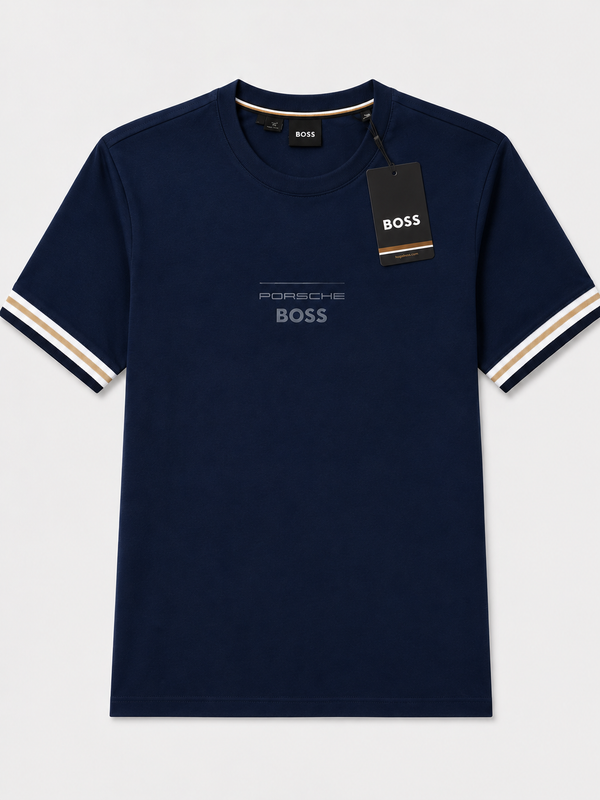 Polera Porsche x Boss Azul Marino - Boss