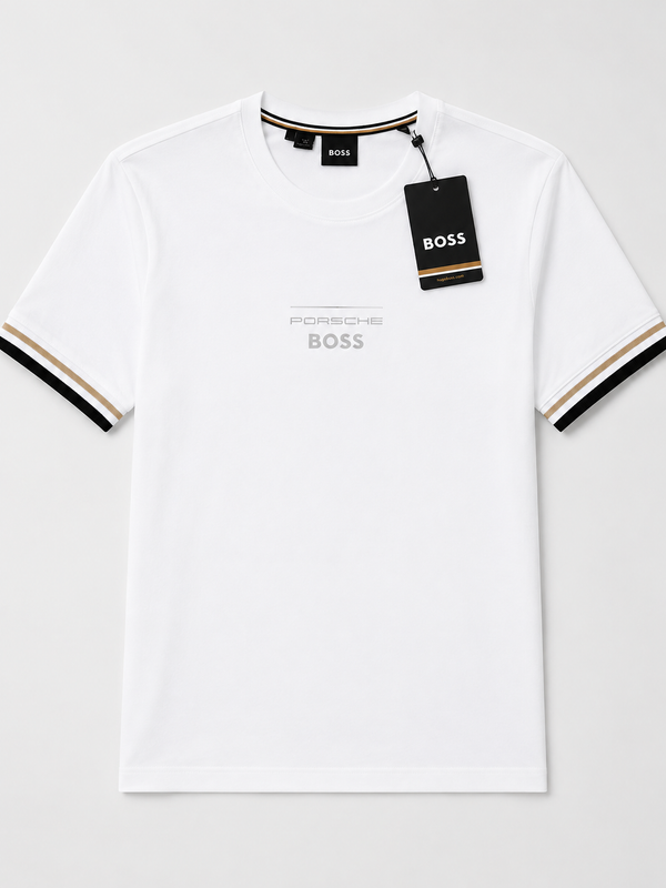 Polera Porsche x Boss Blanca - Boss