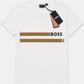 Polera Boss Líneas Blanca - Boss