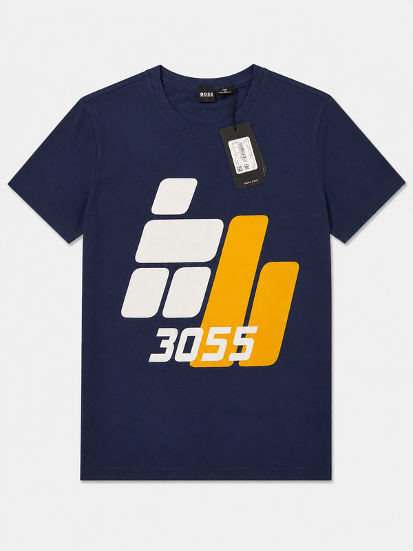 Polera Boss 3055 Azul Marino - Boss