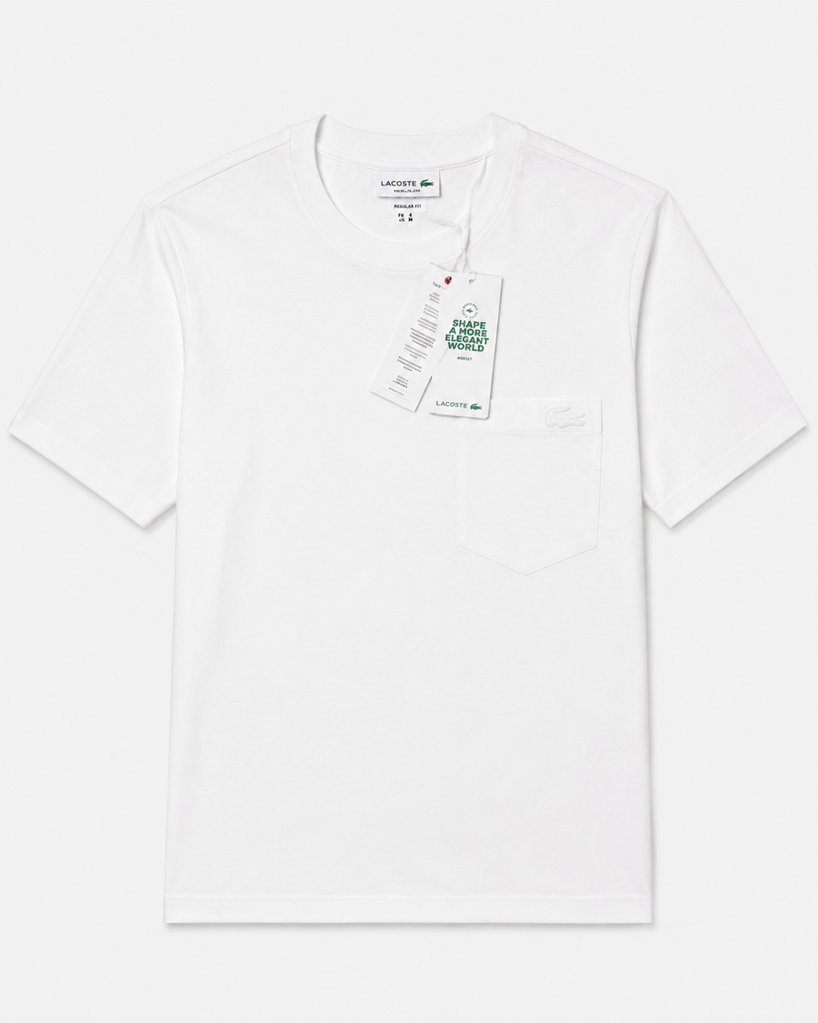 Polera Pocket Blanca - Lacoste