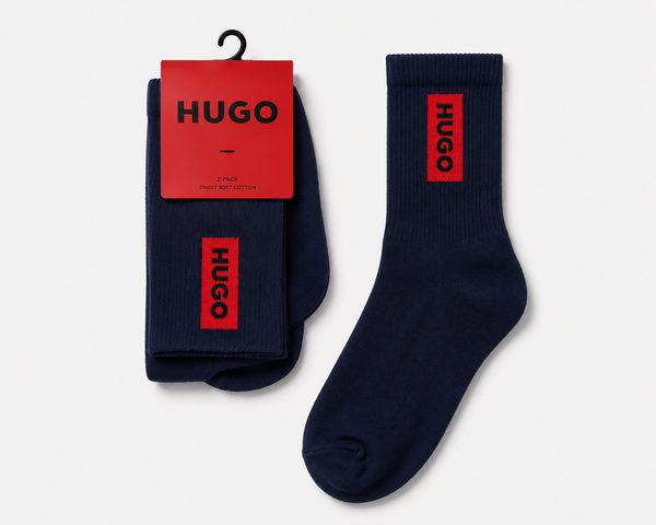 Pack de 2 Calcetines Azul Marino - Hugo Boss