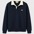 Poleron Lacoste Cuello Abierto Azul Marino - Lacoste