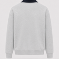Poleron Lacoste Cuello Abierto Gris - Lacoste