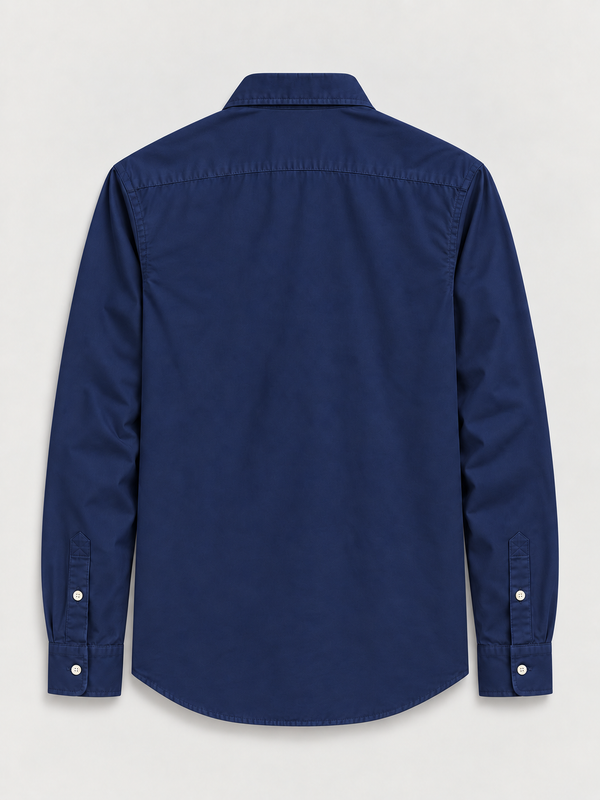 Camisa Lacoste Azul Marino vista posterior