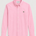 Camisa Lacoste Rosada vista frontal