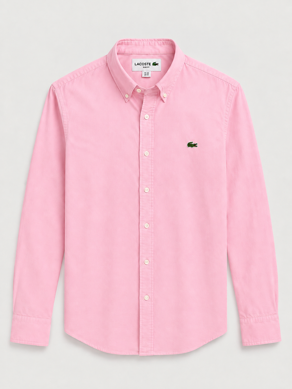 Camisa Lacoste Rosada vista frontal