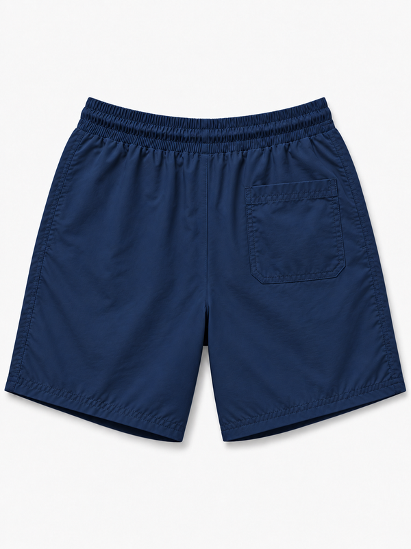Traje de baño Lacoste Azul Marino, vista trasera con bolsillo