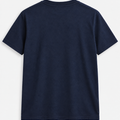 Polera Lacoste Azul Marino, vista trasera lisa