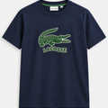 Polera Lacoste cocodrilo grande Azul Marino, vista frontal